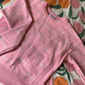 Champion reverse weave logo crew neck